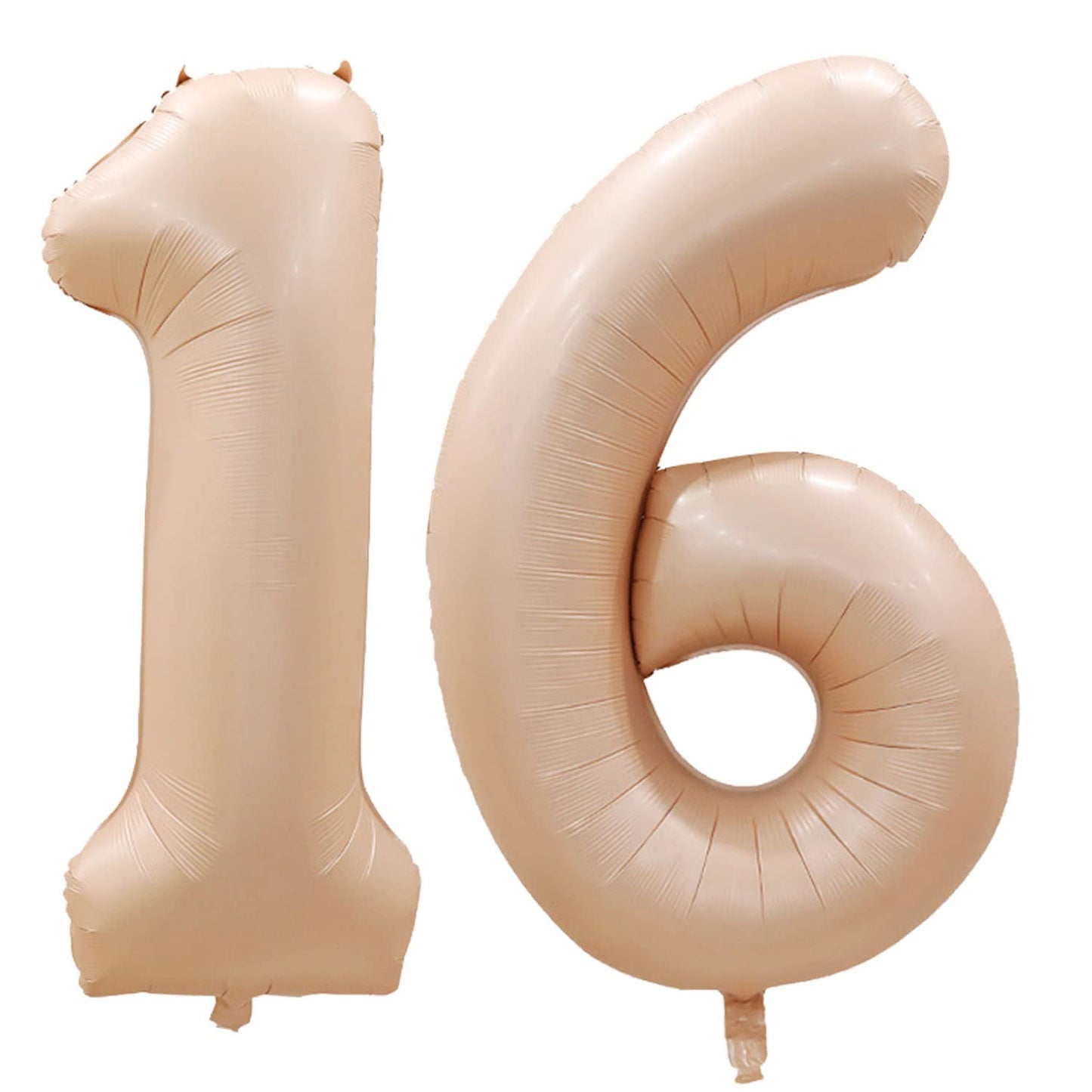 Goer Number 16 Balloons For 16Th Birthday Sweet 16 Party Decorations,42 Inch Jumbo Foil Helium 61 Balloons For 61St Birthday Party Decoration (Caramel)