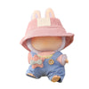 Clothes for Labubu, Overalls Clothes Set for Labubu Doll, 2 Piece Set Hat Overalls Outfit Premium Fashion Cute for Labubu Dolls