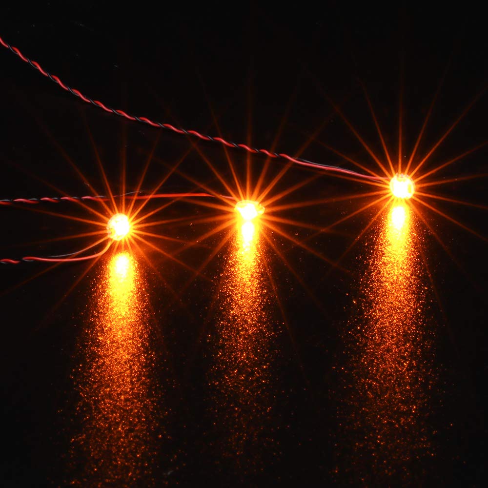 Briksmax Led Dot Lights 30Cm Yellow Dot Ligths For Diy Lego/Moc Lighting(3 Pack)