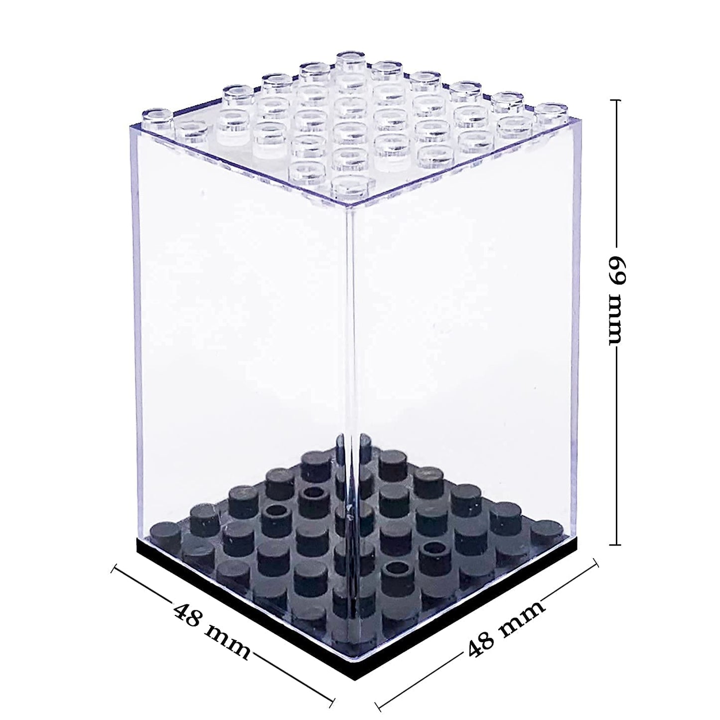 Minifigures Display Case, Acrylic Building Block Display Box, Action Figure Toys Storage For Lego Minifigure, Fit For Lego Lover