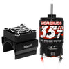 Woaeiuos 550 Brushed Motor 35T & Heatsink Combo For 1/10 Rc Car Trx4 Trx6 Redcat Scx10 Scx10Ii Axi03007 Jl 90046 Rc4Wd D90 And 1
