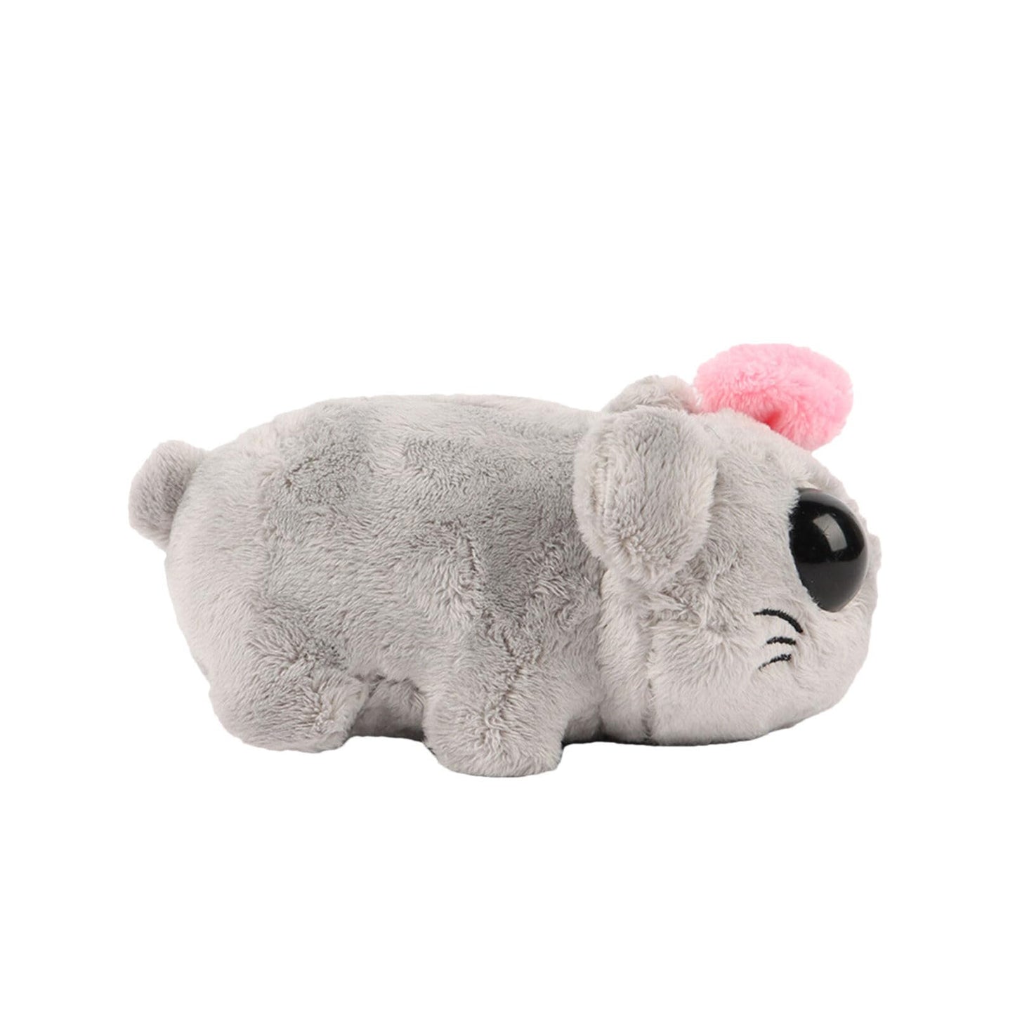Leong Products Sad Hamster Meme Plush Toy With Pink Bow, Built-In Violin Sound For Soft Cute Sad Hamster (Sad Hamster With Music