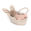 Jellycat Rock-A-Bye Bunny Stuffed Animal, 8 Inches | Rabbit And Bunny Plush Toy | Classic Children'S Gift