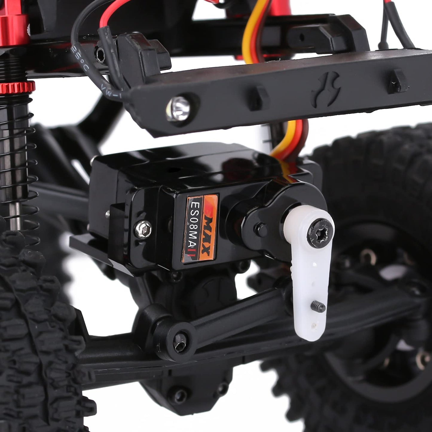 INJORA 2PCS Emax Servo ES08MAII 12g Analog RC Servo for AX24 1/24 RC Crawler Car SCX24 Upgrade Parts RC Car Boat Model