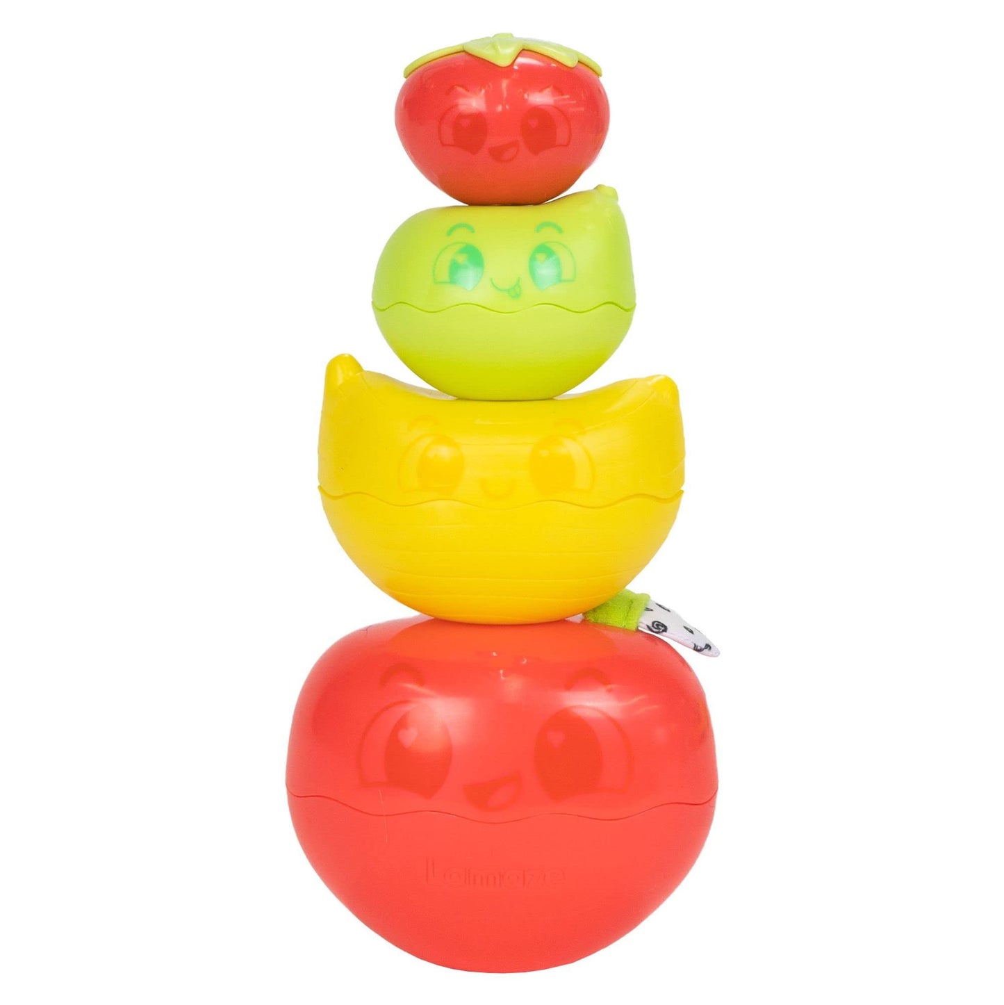 Lamaze Stack & Nest Fruit Pals - Nesting And Stacking Play Food Toys - Colorful Baby Stacking Toys - Toddler Stacking Toys - Bab