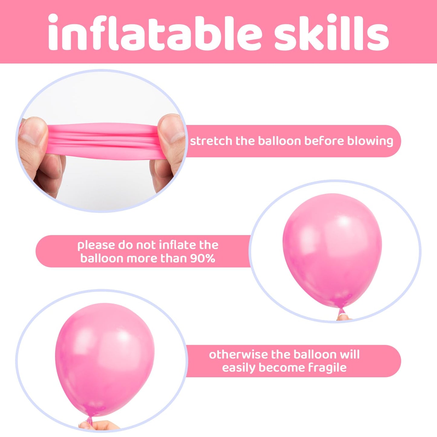 Labeol 149Pcs Pink And Gold Balloons Garland Arch Kit 18/12/10/5 Inch Balloons Different Sizes For Birthday Party Baby Shower Wedding Decoration