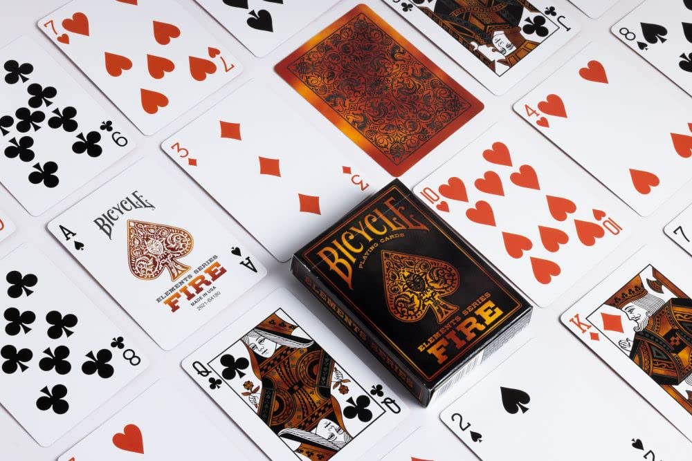 Bicycle Fire Element Playing Cards