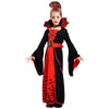 Thinkmax Halloween Vampire Costume For Girls,Kids Royal Queen Skirt For Halloween Dress Up Party,S(5-7 Years)