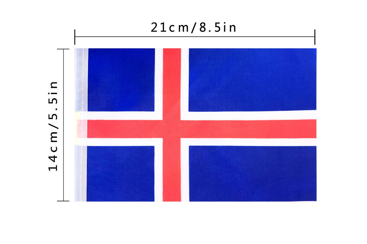 Iceland Flag Icelandic Flag,100Feet/76Pcs National Country World Pennant Flags Banner,Party Decorations Supplies For,Bar,Indoor