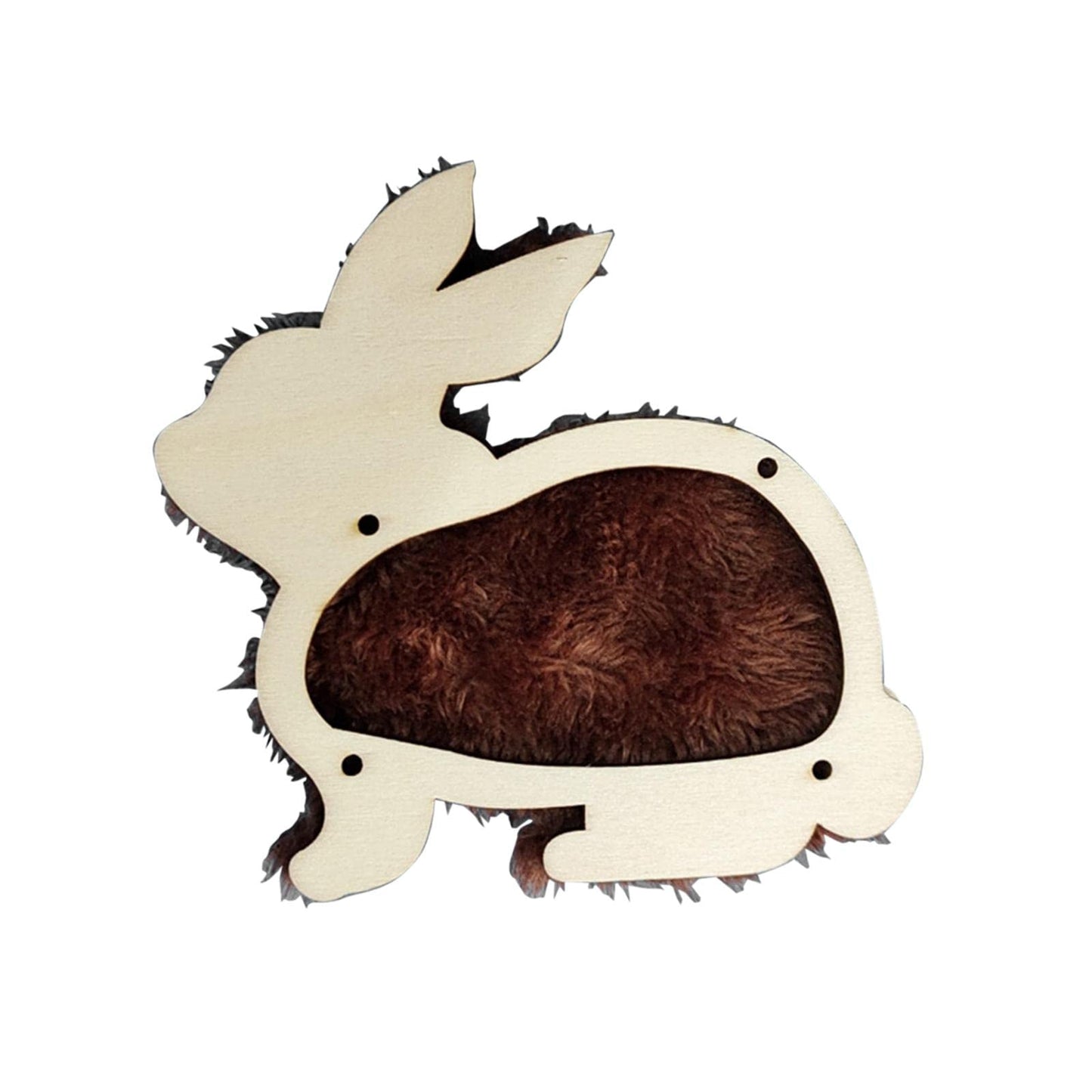 Trendivibe Wooden Busy Board Games Diy Accessories Cute For Nursery Unisex Girls Boys Rabbit| Baby Learning Toy | Infant Activit