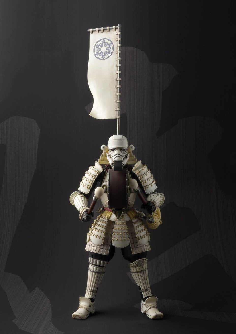 Bandai Tamashii Nations 'Star Wars' Meisho Movie Realization Taikoyaku Stormtrooper Action Figure, Multicolor