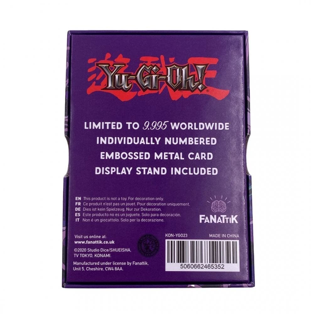 Yu-Gi-Oh! Limited Edition Metal God Card The Dark Magician
