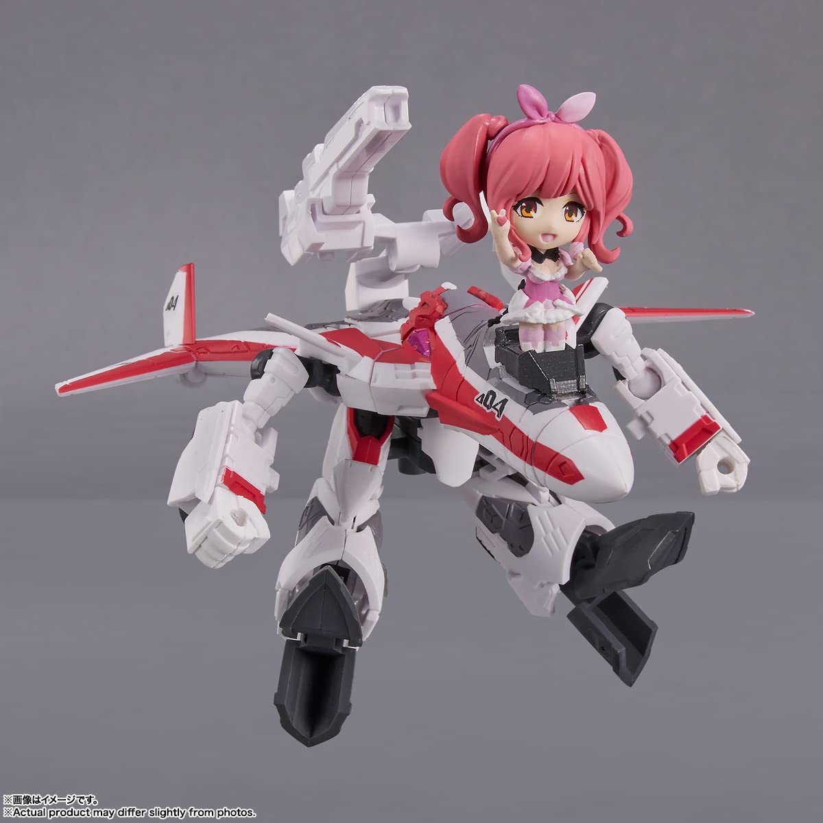 Tamashii Nations - Macross Delta - Vf-31C Siegfried (Mirage Farina Genus) With Makina Nakajima, Bandai Spirits Tiny Session Action Figure