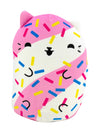 Cats Vs Pickles - Jumbo - Pawberry Twist - 8' Super Soft And Squishy Bean-Filled Weighted Stuffed Animals - Great For Kids, Boys, & Girls - Collect As Desk Pets, Fidget Toys, Or Sensory Toys. (V1068)