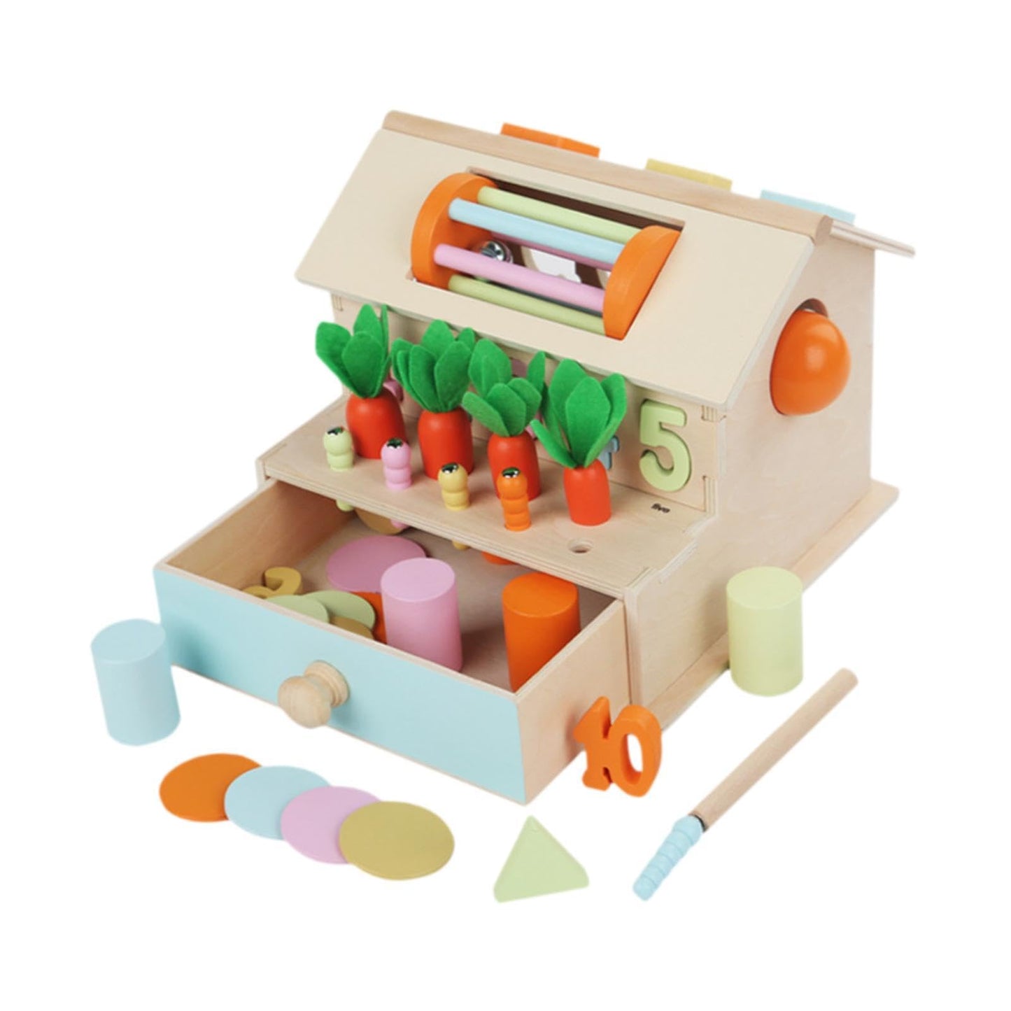 Styleheaven Montessori Wooden Toys Puzzle Fishing Game For Preschool Toddlers Boys Girls