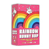 Rainbow Bunny Bop Card Game | Quick & Colorful Travel And Family Games For Kids And Adults | 2-4 Players