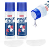 Nariolar Jigsaw Puzzle Glue Clear With Applicator Suitable For Fixing And Hanging Puzzles, Quick Drying, 4-Ounces, 2Pack
