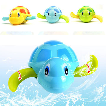3pcs Bath Swimming Turtle Toy for Baby Toddler Wind Up Chain Bathing Water Toy Swimming Bathtub Pool Cute Swimming Turtle Toys for Boys Girls.