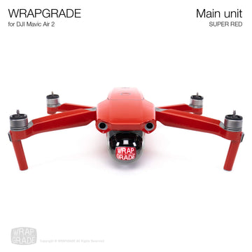 Wrapgrade Main Unit Skin Compatible With Dji Mavic Air 2 (Super Red)