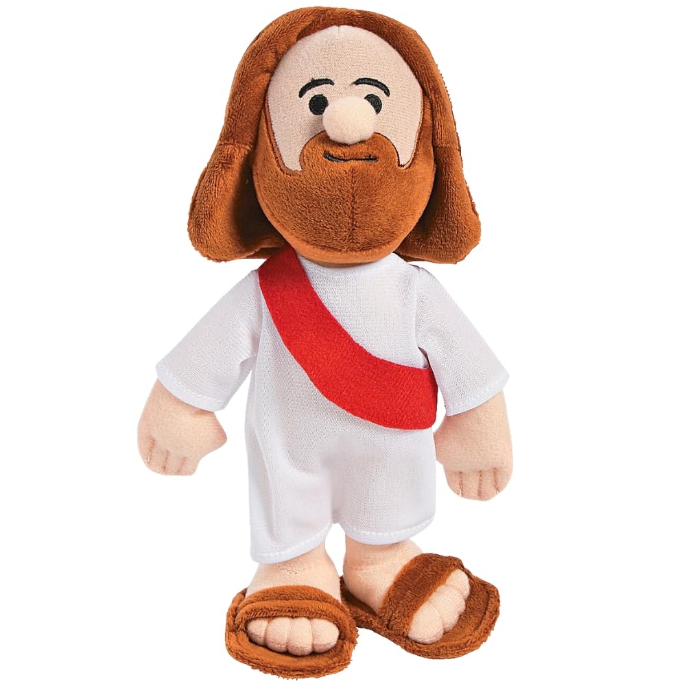Fun Express Plush Jesus Doll - Religious Gifts And Toys For Kids - Vbs Vacation Bible School Supplies/Decor
