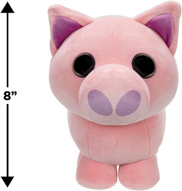 Adopt Me! Collector Plush - Pig - Series 3 - Rare in-Game Stylization Plush - limited availability Virtual Item Code Included - Toys for Kids Featuring Your Favorite Pet Ages 6+