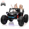 2 Seaters 24V Ride On Utv With Remote Control,10Ah Battery, 400W Powerful Motors With 17'' Eva Wheels, 20.5 Seat Width Electric