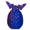 3D Printed Dragon,Articulated Winged Dragon,Crystal Dragon Surprise In Eggs, Dragon Fidget Toy For Birthday Gift (Purple)