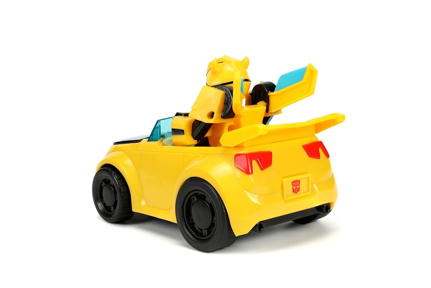 Jada Toys Transformers Rescue Bots Academy Bumblebee RC Car - Plastic, Radio Control, Model 30853, Perfect for Kids and Adults