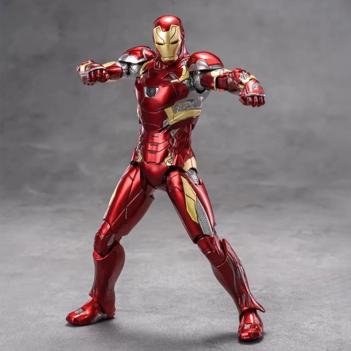 Hiplay Zd Toys Collectible Figure Full Set: Anniversary Series Non-Luminous Version: Iron Man Mk6 (1906-06), 1:10 Scale Miniatur