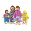 Kunhe Dollhouse Dolls Set with 4 Happy Family Dolls for Dollhouse