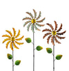 Stargarden 3Pcs Metal Wind Spinners Outdoor, Garden Pinwheels For Yard, Small Windmills Decorative Garden Stakes For Yard Lawn P
