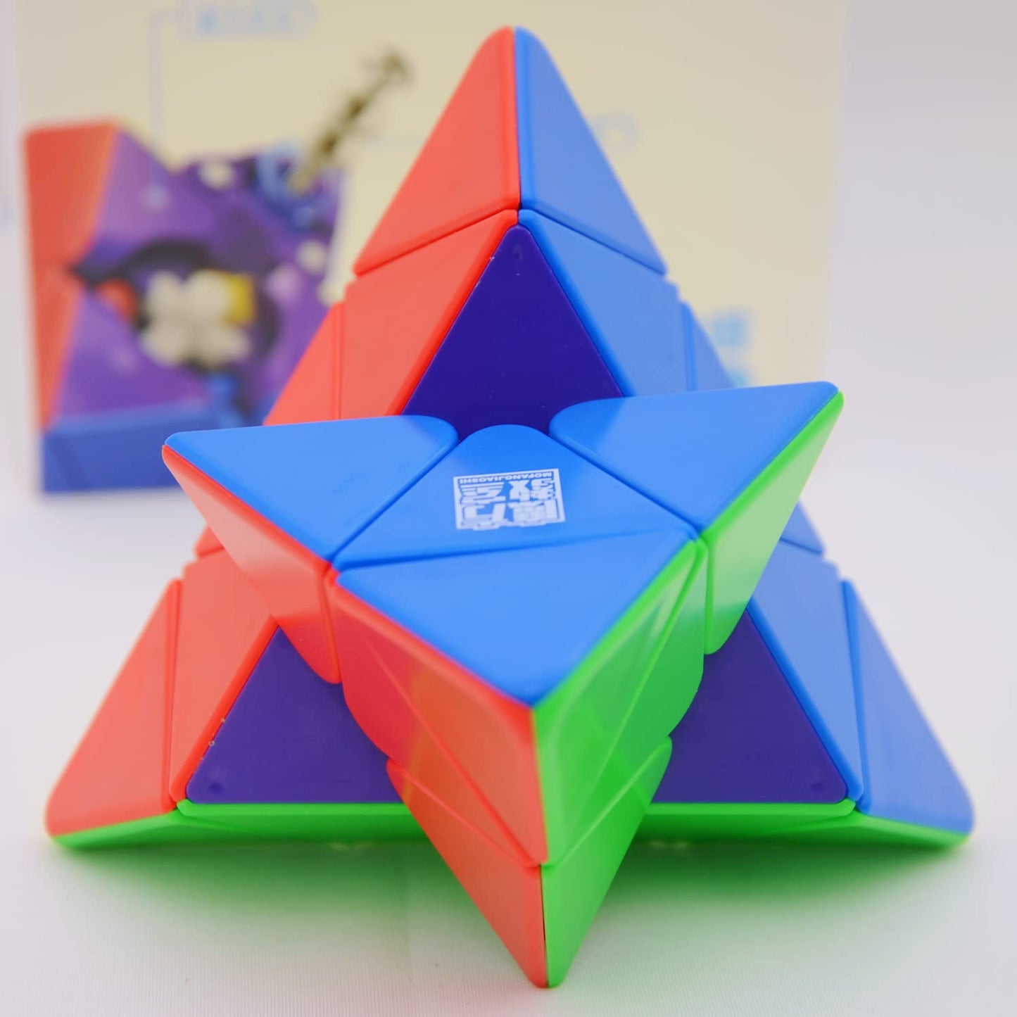 Bukefuno Moyu Rs Maglev Pyramid 3X3 Speed Puzzle Mfjs Moyu Maglev Pyraminx M Stickerless 2022 Cube
