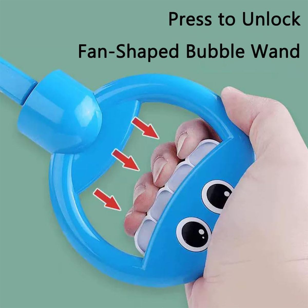 4 Pcs Bubble Claw Wand,5 Claw Smiley Bubble Stick,Five Claw Smiley Bubble Stick,Smiley Face Bubble Wands Bubble Sticks Toy (With
