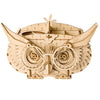 ROBOTIME Wood Craft Kits Owl Box 3D Brain Teaser Puzzle for Kids Great Pen Container for Adults