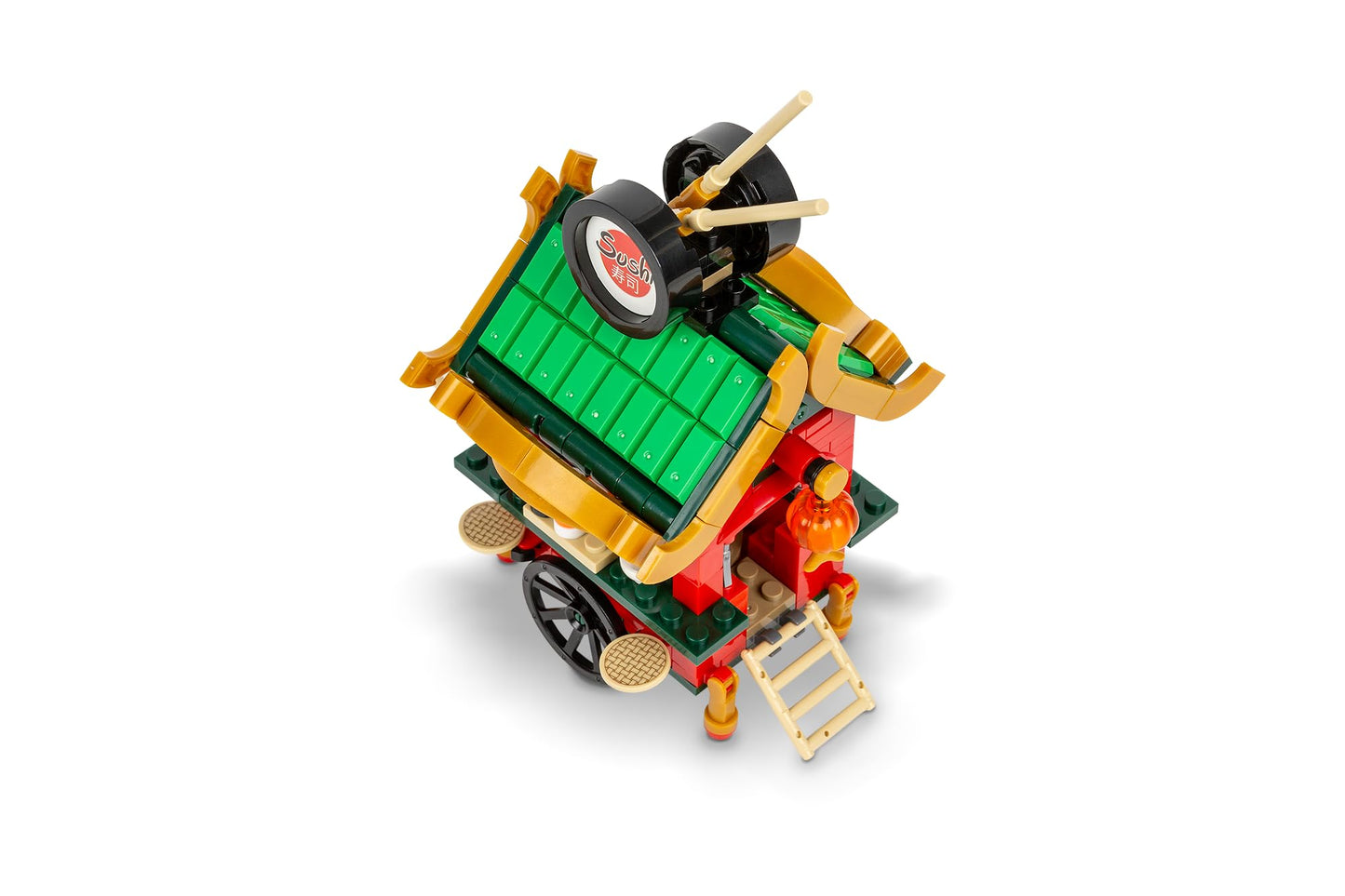 Brick Loot Exclusive Sushi Cart Bar Custom Designed Model Compatible With Major Block Brands Fun And Creative Boys And Girls Building Set