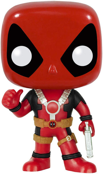 Deadpool H840415 Marvel Pop Vinyl Bobble Head Figure 112 Thumbs Up, Multi-Colour