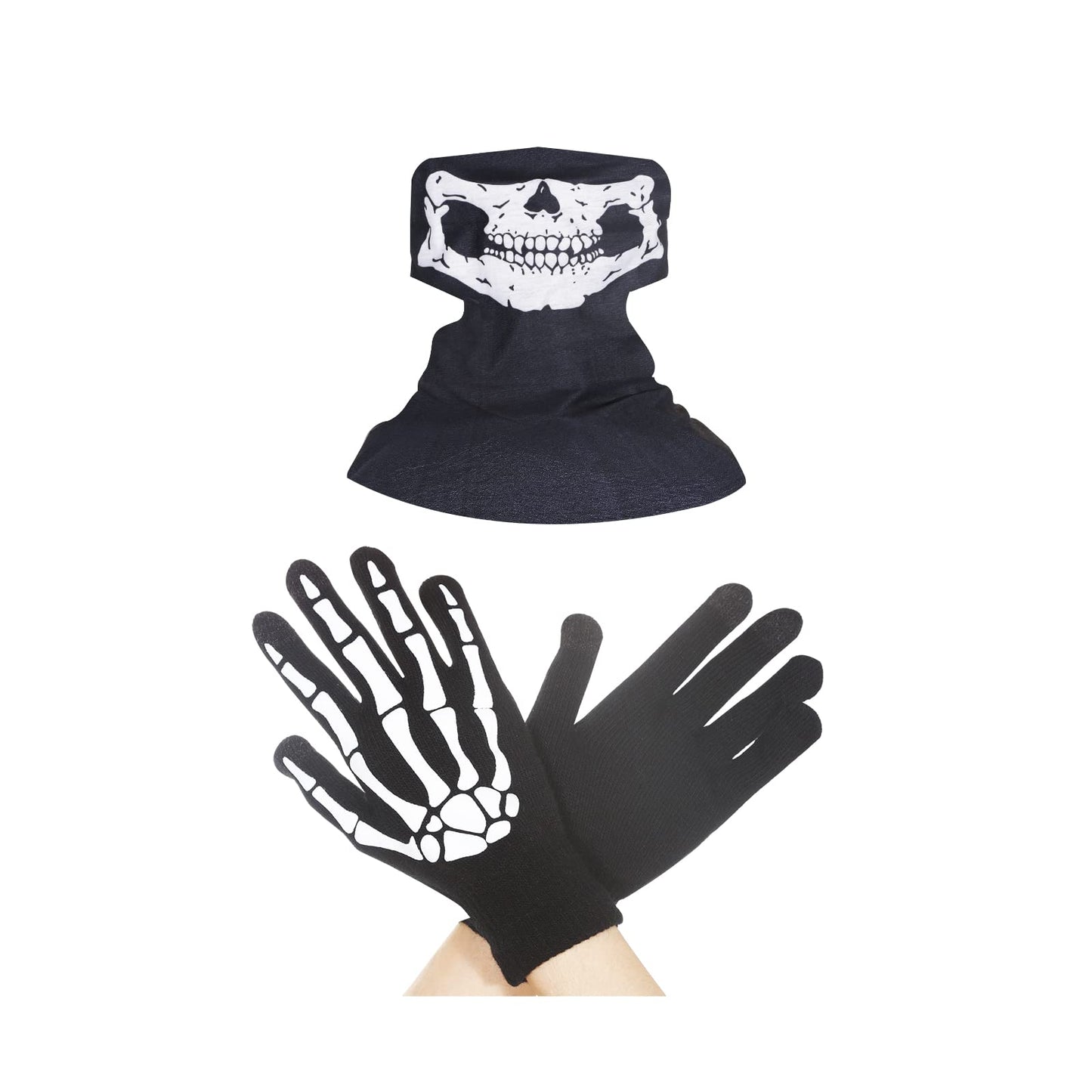Billmoss Halloween Grim Reaper Costume - Hooded Cloak Velvet Black Cloak With Scythe Skull Mask Skeleton Gloves Grim Reaper Party Costumes For Kids