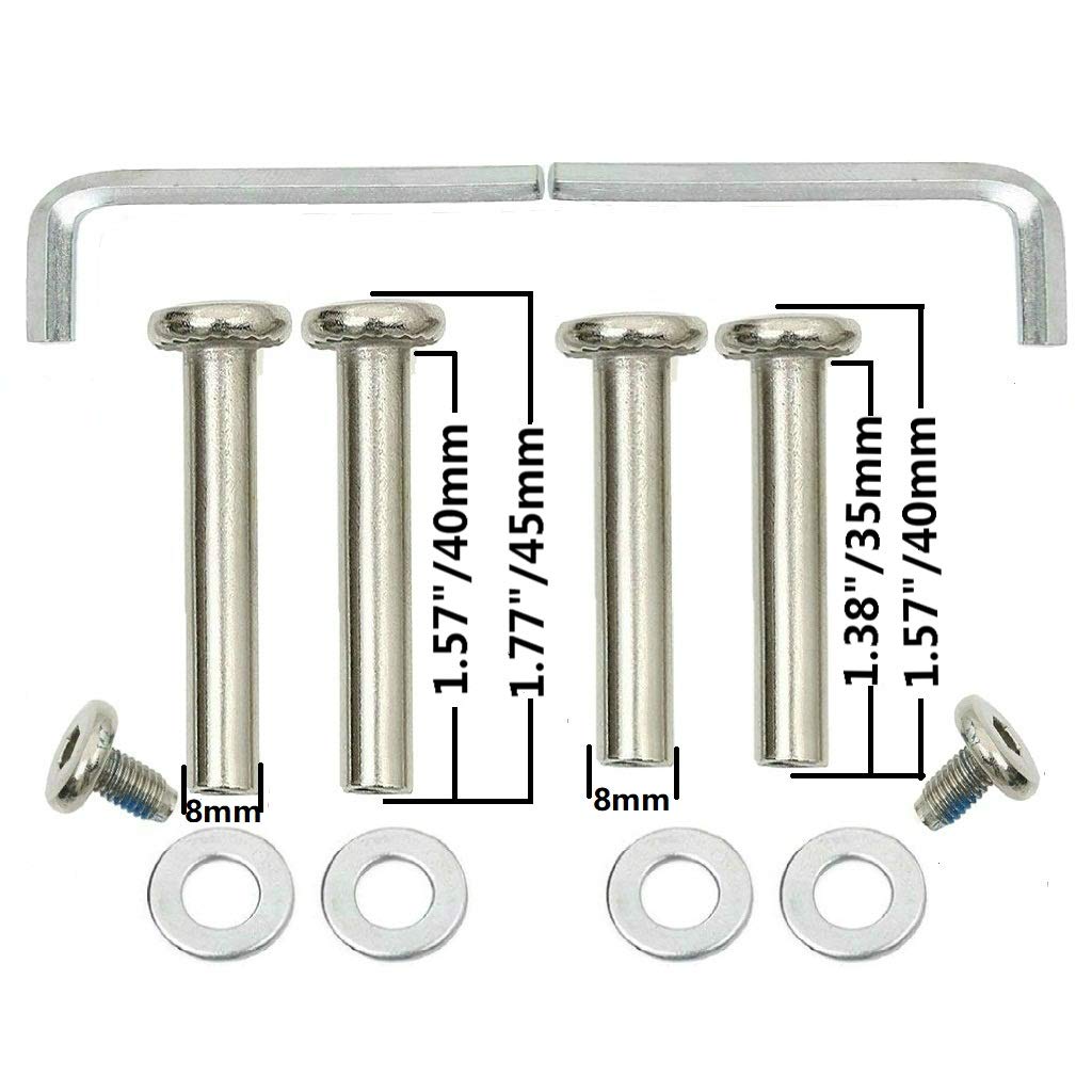 Oro 1 Pair Luggage Wheels Replacement 72 * 24Mm Case Wheels With 8Mm(0.31') Bearings Wheels For Suitcase And Inline Outdoor Skate And Caster Board