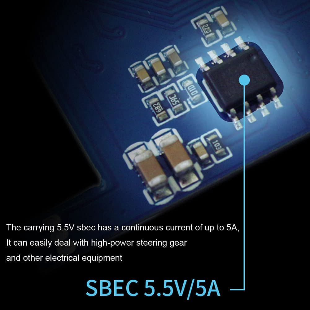 FLYCOLOR 150A ESC 2-6S Waterproof Brushless Electronic Speed Controller with 5.5V/5A BEC and XT90 6.0mm Banana Head Connector fo