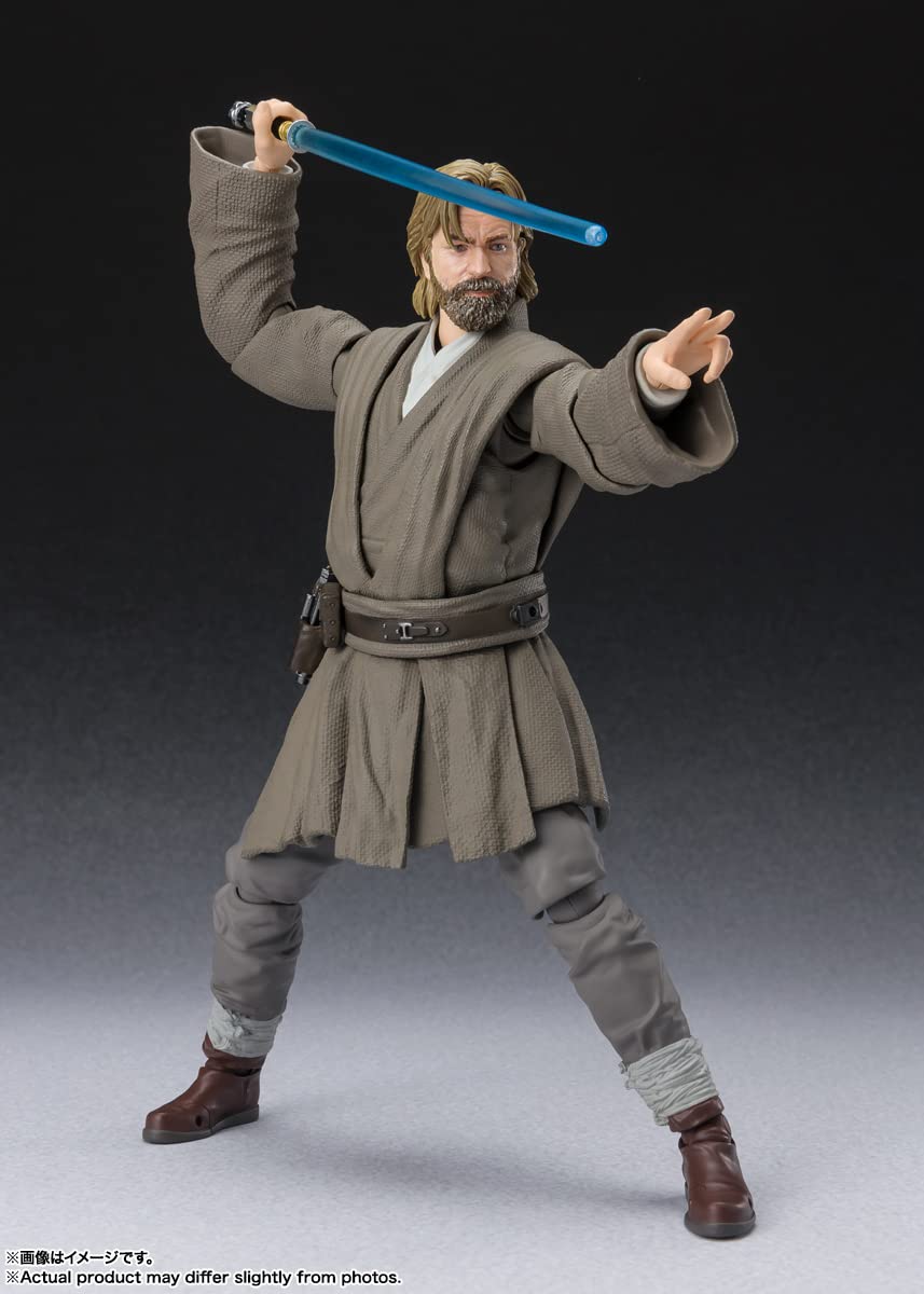 S.H. Figuarts Obi-Wan Kenobi, Approx. 5.9 Inches (150 Mm), Pvc, Abs, Fabric, Pre-Painted Action Figure