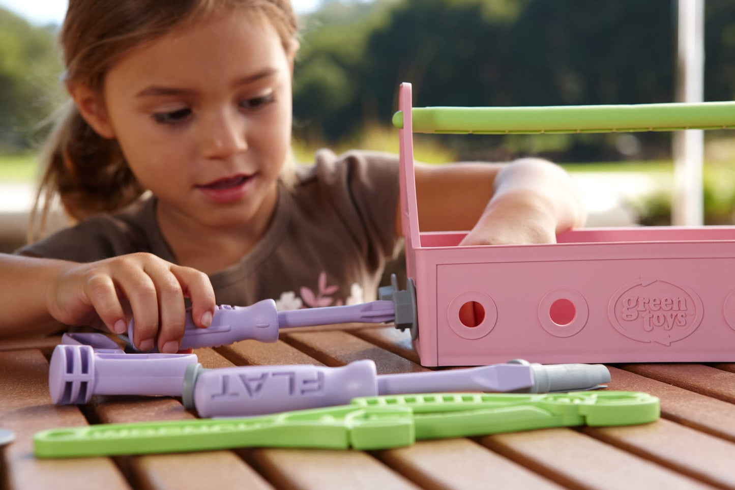 Green Toys Tool Set - Pink CB2