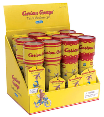 Curious George Tin Kaleidoscope - Only One Included