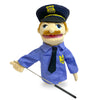 Okegztoa 16'' Entriloquist Puppet, Hand Puppet For Kids And Adults, Plush Policeman With Removable Mouth And Scalable Control Ro