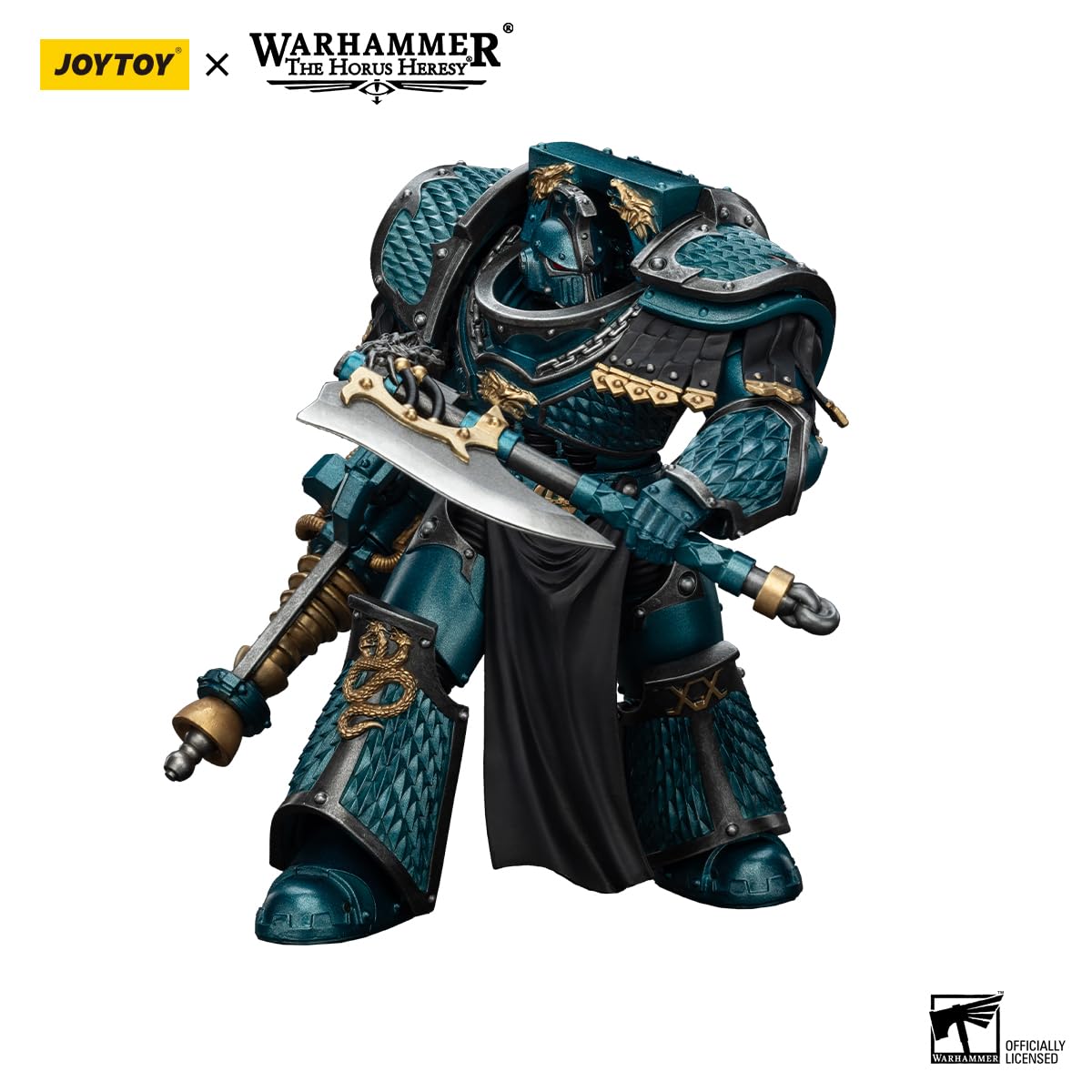 JOYTOY Warhammer The Horus Heresy Alpha Legion Lernaean Terminator with Conversion Beam Cannon - 1:18 Scale 5.39in Action Figure