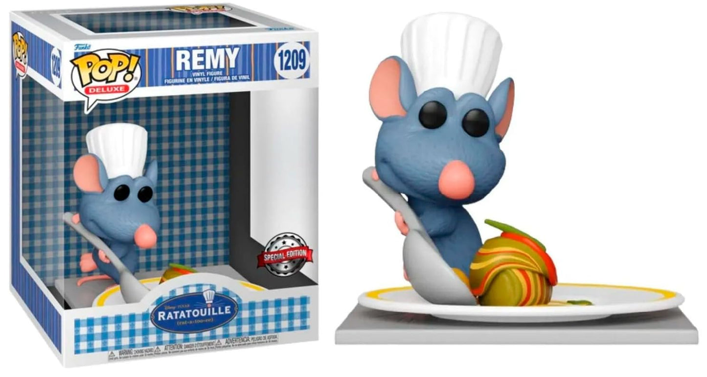 Funko Pop! Deluxe: Disney Ratatouille - Remy With Ratatouille #1209 - Exclusive Vinyl Figure
