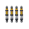 Que-T 4Pcs Aluminum Alloy Rc Shock Absorber For Axial Scx10 90046 D90 Trx4 Wraith 1/10 Crawler Car (70Mm)