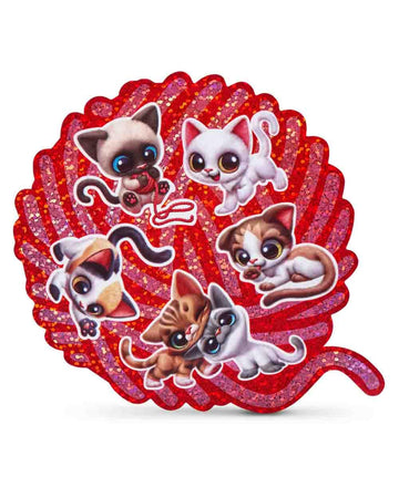 ZURU Smitten Kitten Interactive Plush Toy, Small, Pink, Model AZT9541, Durable Plastic