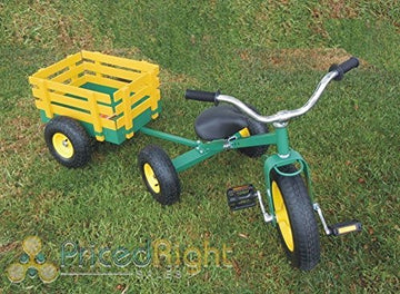 All Terrain Tricycle with Wagon (Green), #CART-042