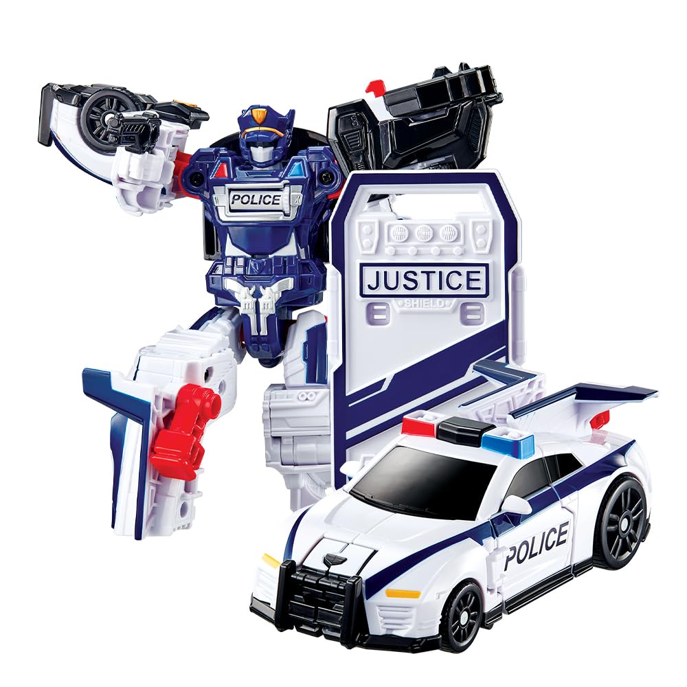New Tobot, Tobot P, Youngtoys Transforming Collectible Vehicle To Robot, Heroes Animation Character Toys For Kids 3 And Up Trans