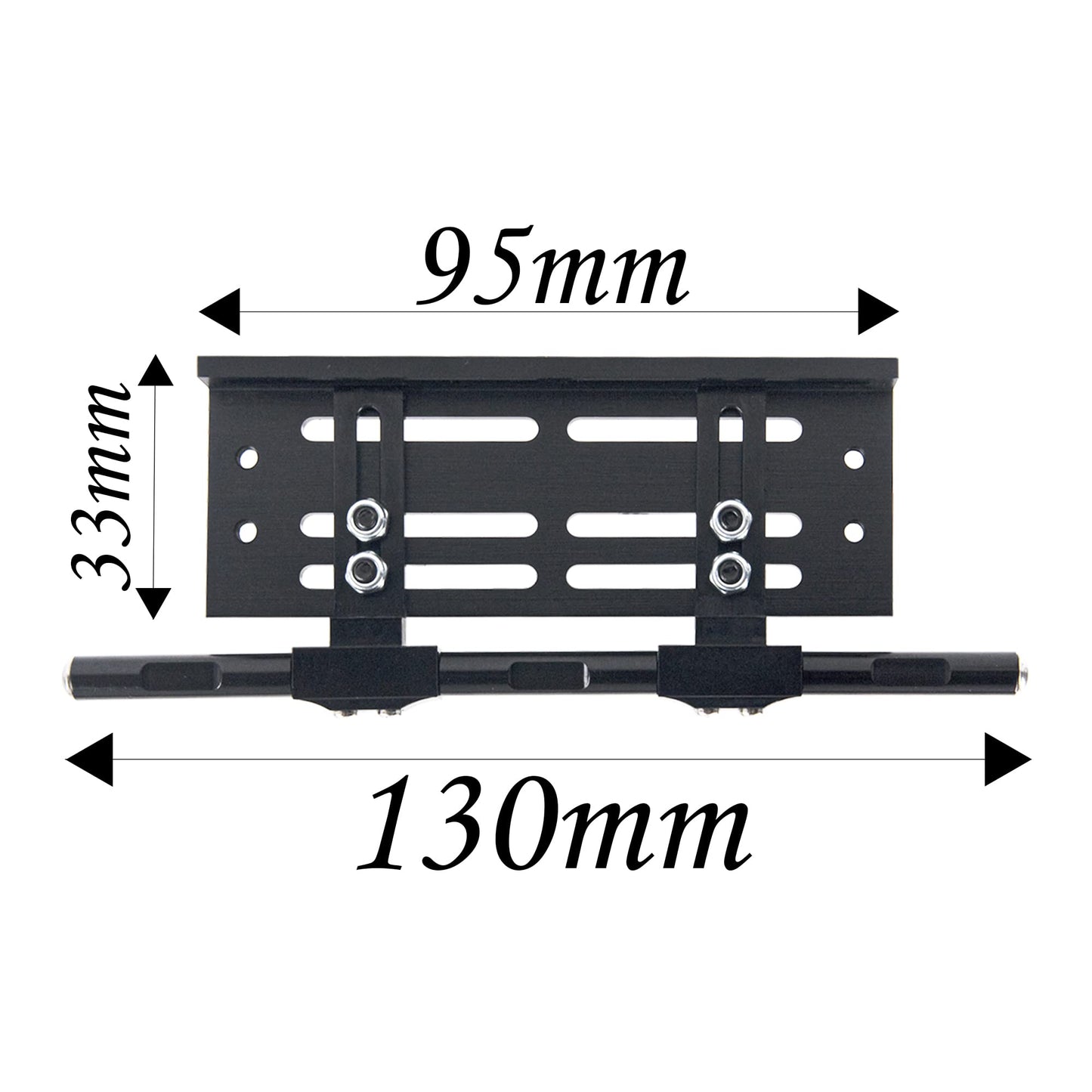 Vgoohobby Metal Side Pedal Step Foot-Plate Pedal Adjustable Running Board Compatible With Traxxas Trx4 Defender Scx10 Iii Ax1030